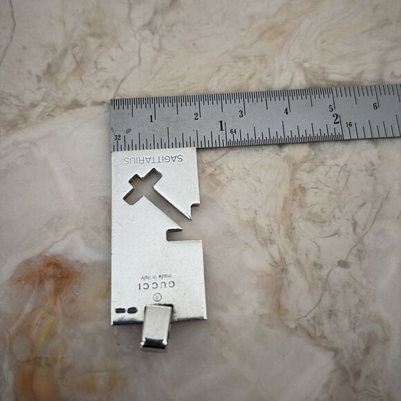 Gucci 925 Sterling Silver Pendant Zodiac Collection Sagittarius Unisex - Picture 6 of 7